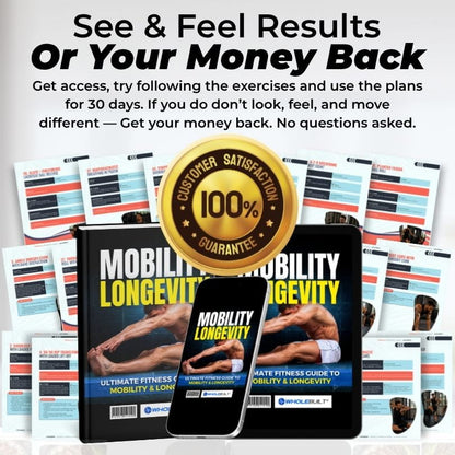 Mobility For Longevity: Done-for-You Mobility Plans & Exercises