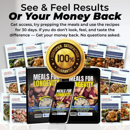 Longevity Meals & Recipes: Mouthwatering Anti-Aging Meals & Recipes