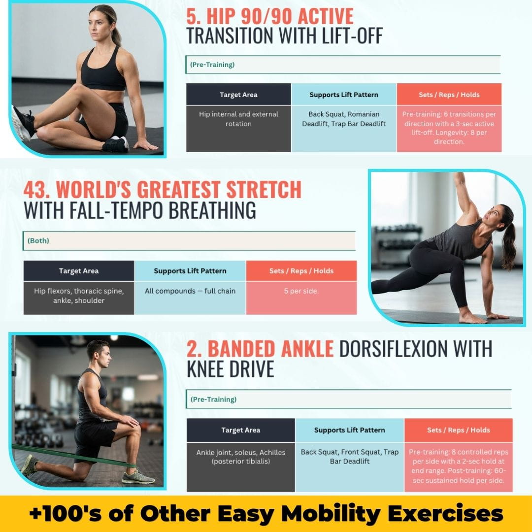 Ultimate Mobility Longevity Plans & Exercises eGuide
