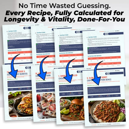 Longevity Meals & Recipes: Mouthwatering Anti-Aging Meals & Recipes